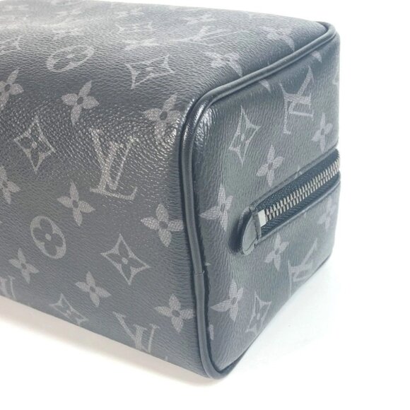 LOUIS VUITTON M83113 MonogramEclipse Locker Dopp-Kit Pouch Bag Clutch Bag - Picture 12 of 15
